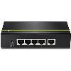 Trendnet TPE-S50 network switch Unmanaged L2 Fast Ethernet (10/100) Power over Ethernet (PoE) Black3