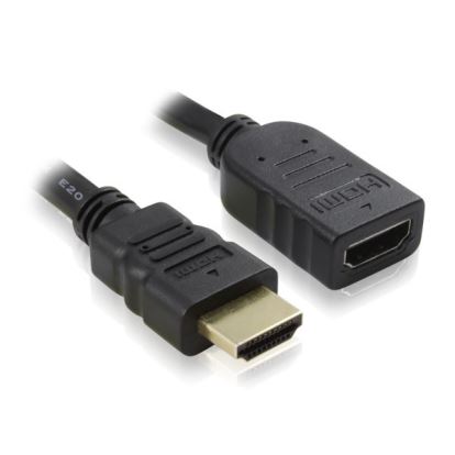 Unirise HDMI-MF-06F HDMI cable 71.7" (1.82 m) HDMI Type A (Standard) Black1