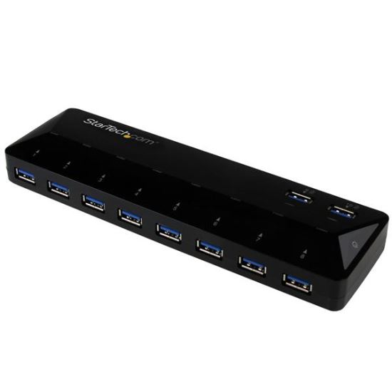 StarTech.com ST103008U2C interface hub USB 3.2 Gen 1 (3.1 Gen 1) Type-B 5000 Mbit/s Black1