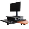 StarTech.com ARMSTS multimedia cart/stand Black, Silver Flat panel Multimedia stand6