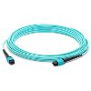 AddOn Networks 2m, MPO - MPO fiber optic cable 78.7" (2 m) MPO/MTP OM3 Turquoise1