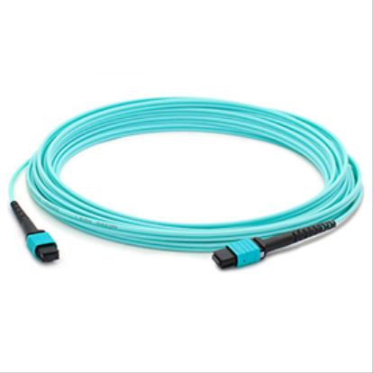 AddOn Networks 2m, MPO - MPO fiber optic cable 78.7" (2 m) MPO/MTP OM3 Turquoise1