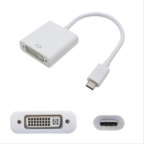 AddOn Networks USB 3.1 (C) - DVI-I (29 pin), 0.2m USB graphics adapter White1