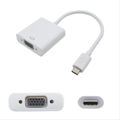 AddOn Networks USB 3.1 (C) - VGA, 0.2m USB graphics adapter White1