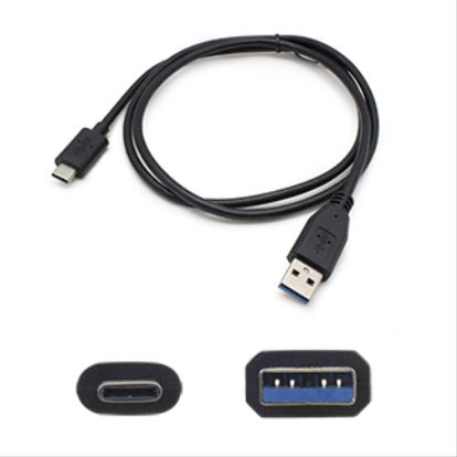 AddOn Networks USB 3.1 (C) - USB 3.0 (A), 1m USB cable 39.4" (1 m) USB 3.2 Gen 1 (3.1 Gen 1) USB C USB A Black1
