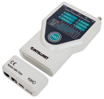 Intellinet 5-in-1 UTP/STP cable tester Gray1