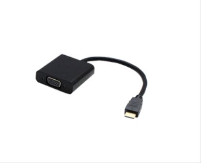 AddOn Networks H4F02UT#ABA-AO video cable adapter 7.87" (0.2 m) HDMI VGA (D-Sub) Black1