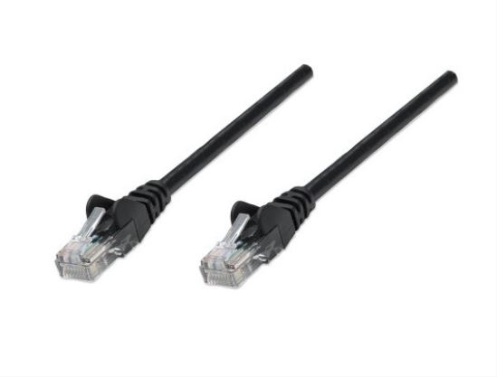 Intellinet Cat5e, 0.3 m networking cable Black 11.8" (0.3 m) U/UTP (UTP)1