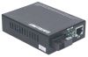 Intellinet 510547 network media converter 100 Mbit/s Single-mode Black2