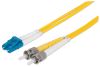 Intellinet 474016 fiber optic cable 39.4" (1 m) LC ST OS2 Yellow1