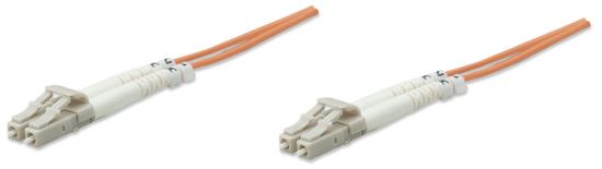 Intellinet 3.0m LC M/M fiber optic cable 118.1" (3 m) OM1 Orange1