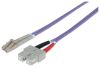 Intellinet 750936 fiber optic cable 118.1" (3 m) LC SC OM4 Violet1