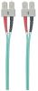 Intellinet 751100 fiber optic cable 118.1" (3 m) SC OM3 Aqua color4