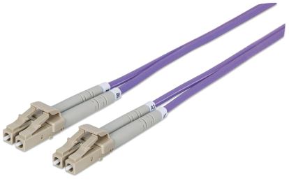 Intellinet 750981 fiber optic cable 787.4" (20 m) LC OM4 Violet1