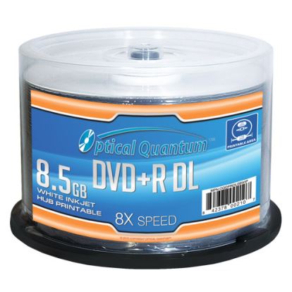 Optical Quantum OQDPRDL08WIP blank DVD 8.5 GB DVD+R DL 50 pc(s)1