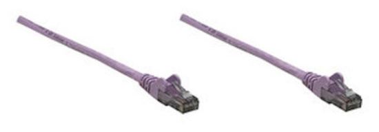 Intellinet 393102 networking cable Purple 11.8" (0.3 m) Cat6 U/UTP (UTP)1