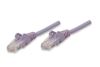 Intellinet 453431 networking cable Purple 11.8" (0.3 m) Cat5e U/UTP (UTP)1