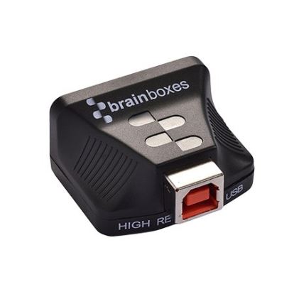 Brainboxes US-159 cable gender changer DB9 USB A Black1