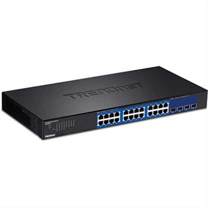 Trendnet TEG-30284 network switch Managed Gigabit Ethernet (10/100/1000) 1U Black1