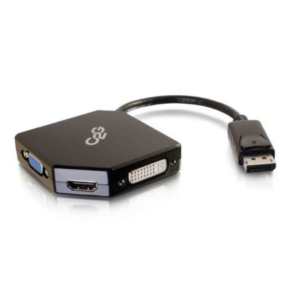 C2G 54340 cable gender changer DisplayPort HDMI, VGA, DVI Black1