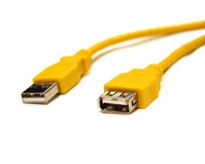 Bytecc USB2-MF USB cable 72" (1.83 m) USB 2.0 USB A Yellow1