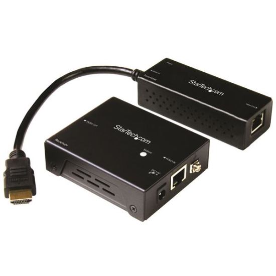 StarTech.com ST121HDBTDK AV extender AV transmitter & receiver Black1