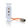 C2G 60095 video cable adapter 3 x RCA White2