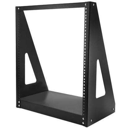 StarTech.com 2POSTRACK12 rack cabinet 12U Freestanding rack Black1