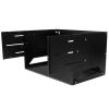 StarTech.com WALLSHELF4U rack cabinet 4U Wall mounted rack Black3