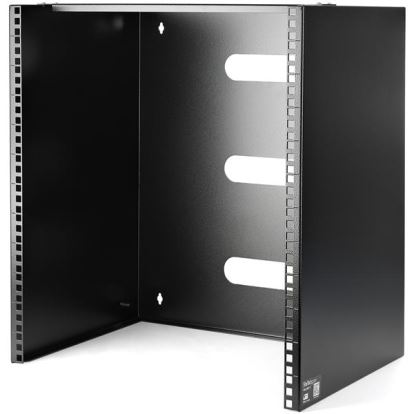 StarTech.com WALLMNT12 rack cabinet 12U Wall mounted rack Black1