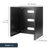 StarTech.com WALLMNT12 rack cabinet 12U Wall mounted rack Black7