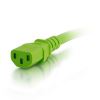 C2G 17483 power cable Green 23.6" (0.6 m) C14 coupler C13 coupler2