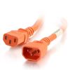 C2G 17500 power cable Orange 59.1" (1.5 m) C14 coupler C13 coupler1