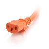 C2G 17500 power cable Orange 59.1" (1.5 m) C14 coupler C13 coupler2