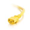 C2G 17526 power cable Yellow 11.8" (0.3 m) C13 coupler C14 coupler2