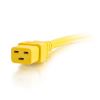 C2G 3ft, IEC320C20/IEC320C19 Yellow 35.4" (0.9 m) C20 coupler C19 coupler4