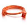 C2G 4ft, IEC320C20/IEC320C19 Orange 47.2" (1.2 m) C20 coupler C19 coupler4