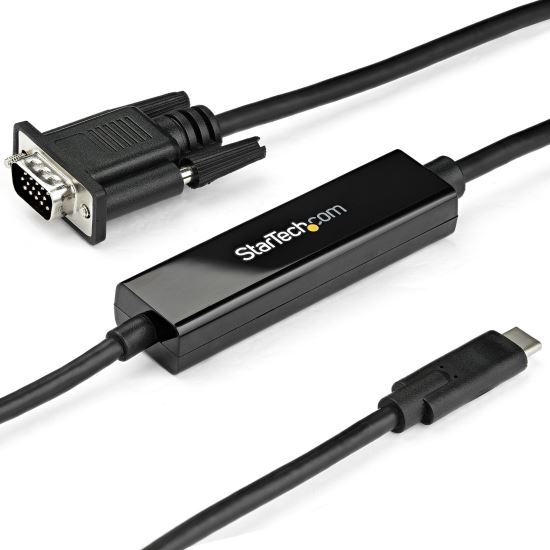 StarTech.com CDP2VGAMM1MB video cable adapter 39.4" (1 m) USB Type-C VGA (D-Sub) Black1