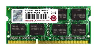 Transcend JetRam TS8GJMA384H memory module 8 GB 1 x 8 GB DDR3 1600 MHz1