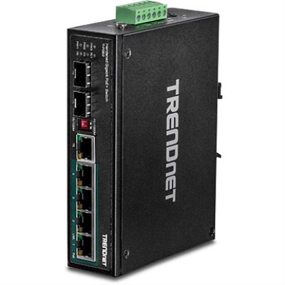 Trendnet TI-PG62 network switch Unmanaged Gigabit Ethernet (10/100/1000) Power over Ethernet (PoE) Black1