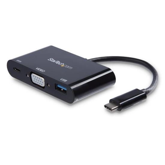 StarTech.com CDP2VGAUACP notebook dock/port replicator Wired USB 3.2 Gen 1 (3.1 Gen 1) Type-C Black1