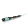 C2G 3m, MTP/4xLC fiber optic cable 118.1" (3 m) MPO OM3 Turquoise2