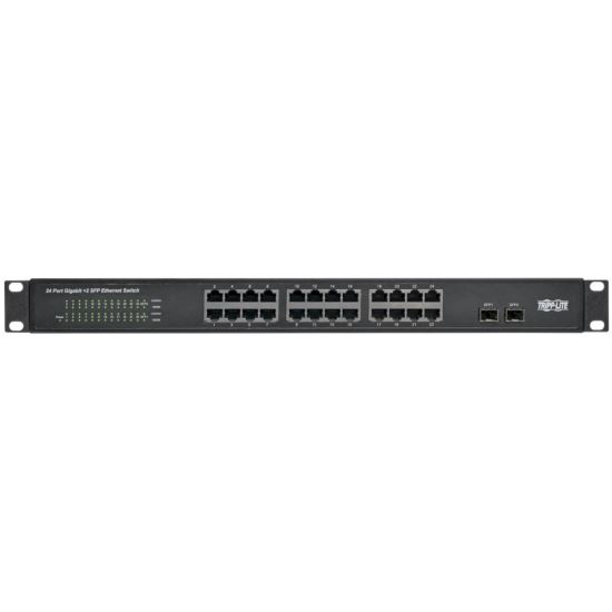 Tripp Lite NG24 network switch Unmanaged Gigabit Ethernet (10/100/1000) 1U Black1