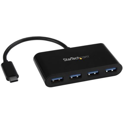 StarTech.com HB30C4AB interface hub USB 3.2 Gen 1 (3.1 Gen 1) Type-C 5000 Mbit/s Black1