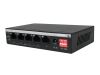 Amer Networks SG4P1TE network switch Unmanaged Gigabit Ethernet (10/100/1000) Power over Ethernet (PoE) Black2