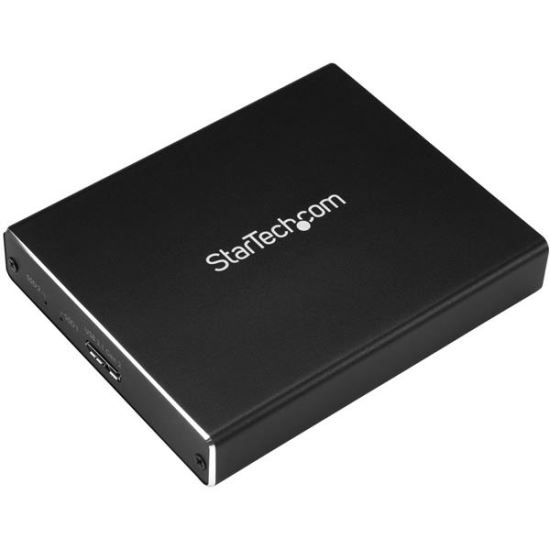 StarTech.com SM22BU31C3R storage drive enclosure SSD enclosure Black M.21