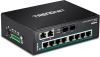 Trendnet TI-PG102 network switch Unmanaged Gigabit Ethernet (10/100/1000) Power over Ethernet (PoE) Black3