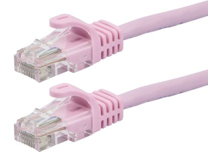 Monoprice Flexboot networking cable Pink 35.4" (0.9 m) Cat5e U/UTP (UTP)1