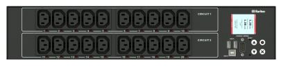 Raritan PX3-5460R-C5 power distribution unit (PDU) 20 AC outlet(s) 2U1