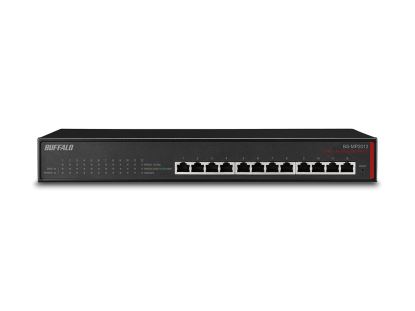 Buffalo BS-MP2012 network switch Managed L2 10G Ethernet (100/1000/10000) 19U Black1
